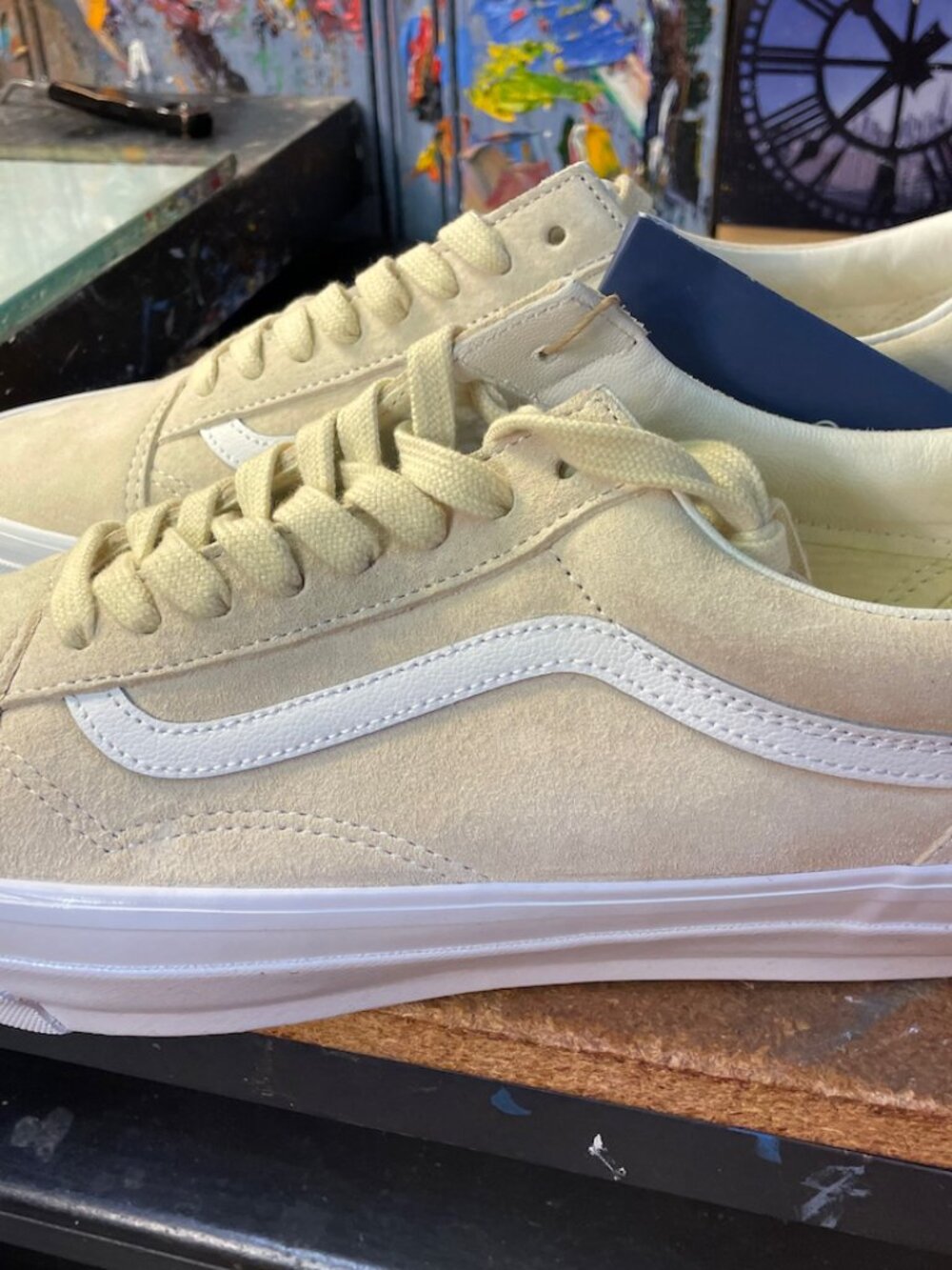 Vans LX Old Skool Pig Suede Creme Brule Men Sz 12 New VN000D9JCHW Rare Sneaker